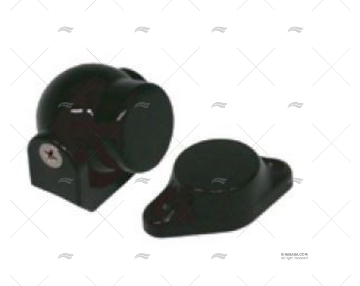 FIXAÇÃO MAGNÉTICA MAGNÉTICA PORTA PRETA INOX 316 MARINE TOWN