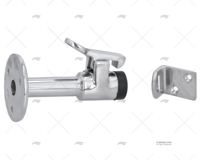 BLOQUEUR DE PORTE HORIZONTAL SS316 NOIR MARINE TOWN