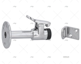 FIXADOR DE PORTA HORIZONTAL SS316 PRETO MARINE TOWN