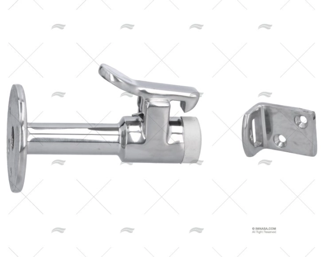 FERMAPORTA ORIZZONTALE INOX AISI 316 BIANCO MARINE TOWN