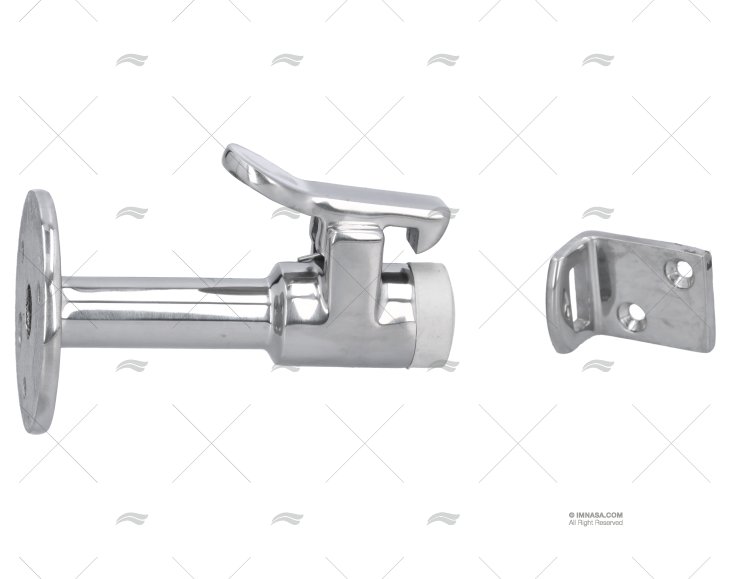 FIXADOR DE PORTA HORIZONTAL SS316 BRANCO MARINE TOWN