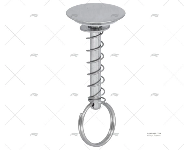 MANIGLIA ANELLO C/MOLLA INOX 316