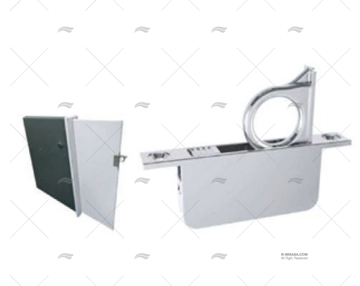 PUXADOR PORTA CORREDIÇA INOX 316 MARINE TOWN