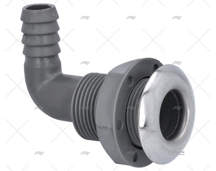 PASSECOQUE COUDE 90º 19mm MARINE TOWN