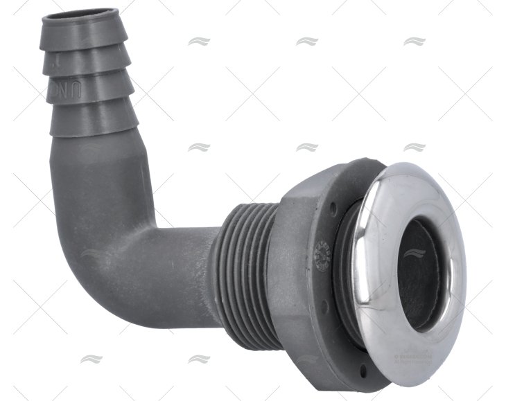 PASSECOQUE COUDE 90º 25mm MARINE TOWN