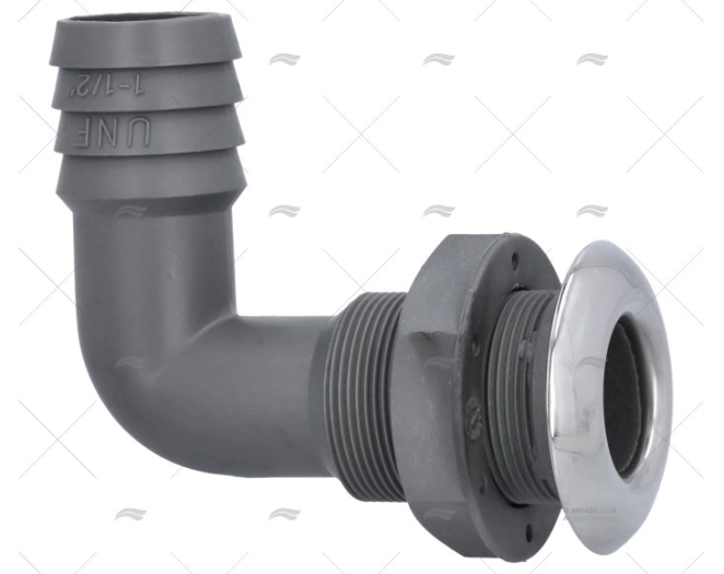 PASACASCO CODO 90º 38mm MARINE TOWN