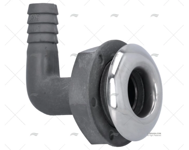 RESPIRADOURO PVC C/ARO INOX SS316 MARINE TOWN