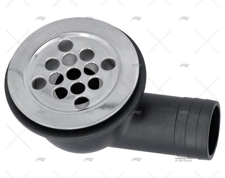 ODVOD KOLJENO  38mm PVC/INOX 316 MARINE TOWN