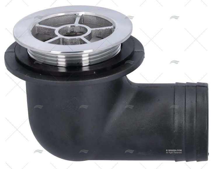 ODVOD KOLJENO  50mm PVC/INOX 316 MARINE TOWN