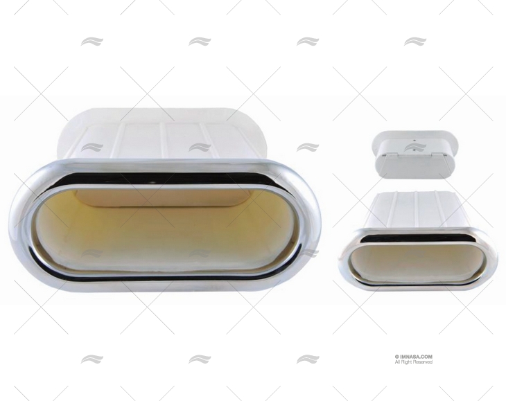 SISTEMA OVAL SCUPPER INOX 316 MARINE TOWN