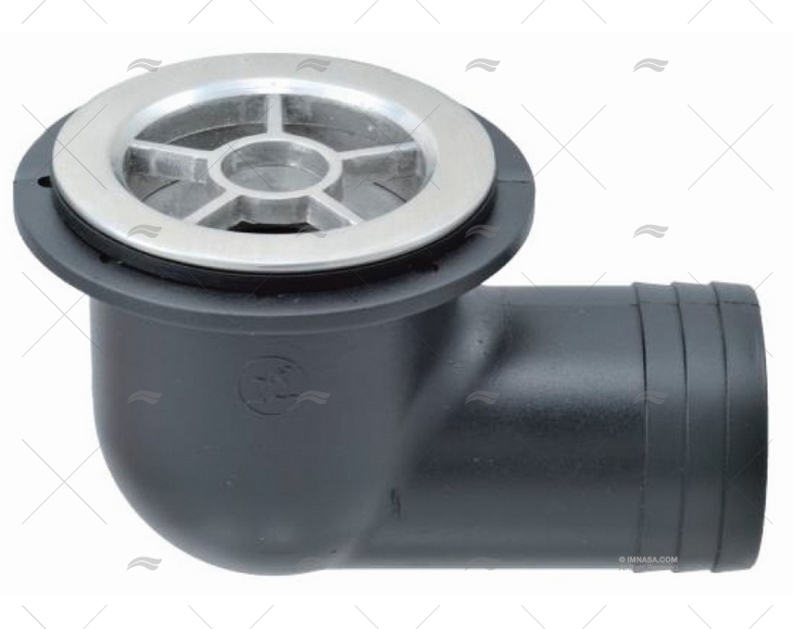 ODVOD KOLJENO  38mm PVC/INOX 316 MARINE TOWN