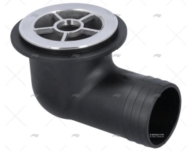 ESGOTO COTOVELO  51mm PVC/INOX 316 MARINE TOWN