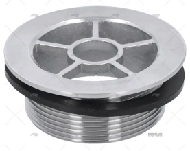 SCARICO A GRIGLIA 2" NPSM INOX 316 MARINE TOWN