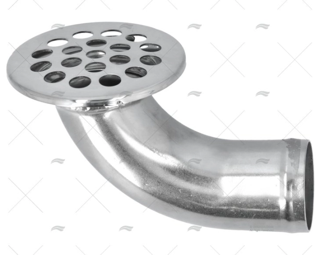 AFVOER KNIE  51mm INOX 316 MARINE TOWN