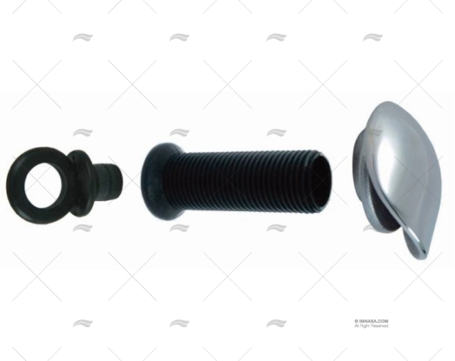 HOODED DRAIN W/PLUG MARINE TOWN