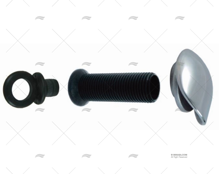 HOODED DRAIN W/PLUG MARINE TOWN