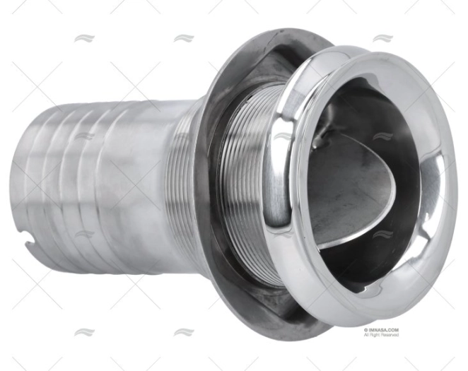 SAÍDA DE ESCAPE 51mm INOX 316 MARINE TOWN