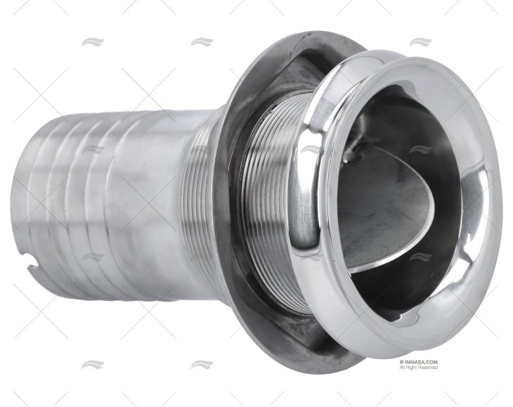 SAÍDA DE ESCAPE 51mm INOX 316 MARINE TOWN
