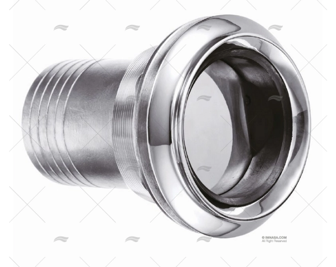 SAÍDA DE ESCAPE 76mm INOX 316 MARINE TOWN