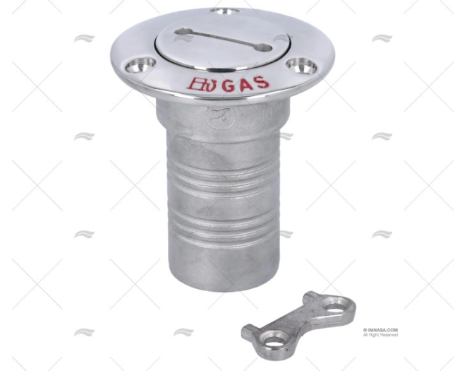 TAPPO GAS 0º 38mm INOX 316 MARINE TOWN
