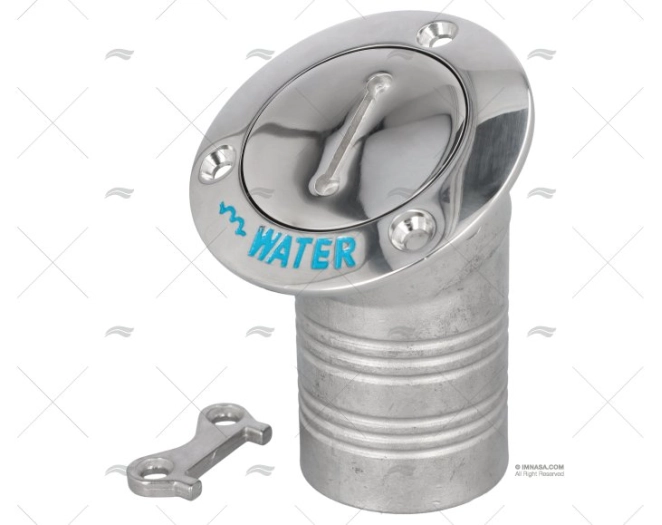 TAPPO ACQUA 30º 51mm INOX 316 MARINE TOWN