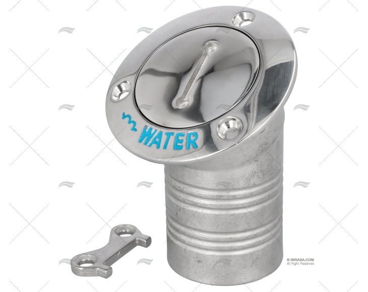 TAPPO ACQUA 30º 51mm INOX 316 MARINE TOWN