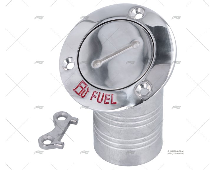 TAPPO CARBURANTE 30º 51mm INOX 316 MARINE TOWN