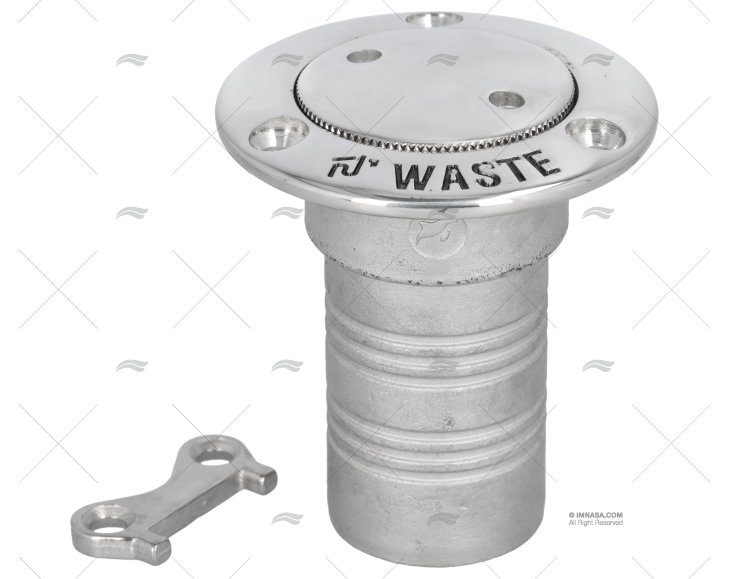 TAPPO POP UP SCARICO 0º 38mm INOX 316 MARINE TOWN