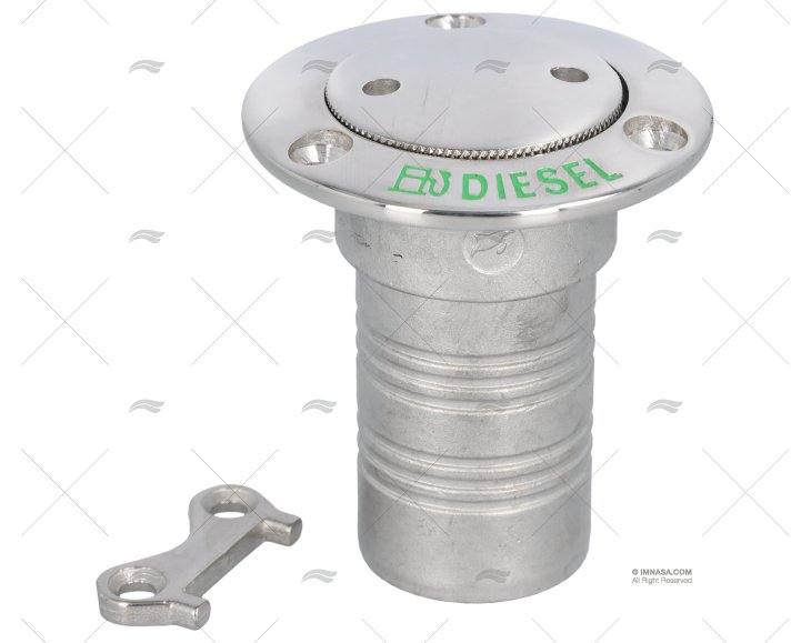 TAPON POP OUT DIESEL 0º 38mm INOX 316 MARINE TOWN