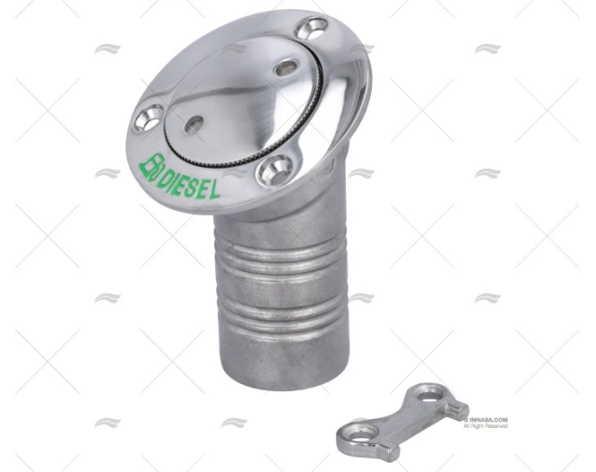 TAMPÃO DIESEL 38mm INOX 30º POP-OUT MARINE TOWN