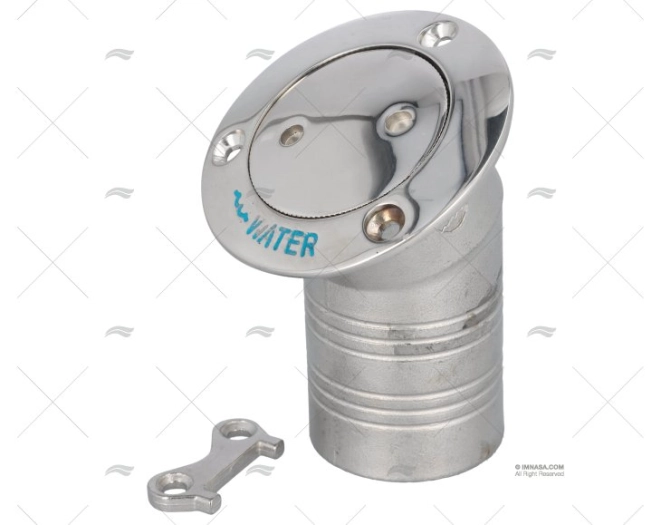 TAPPO A SCOMPARSA ACQUA 30º 51mm INOX 316 MARINE TOWN
