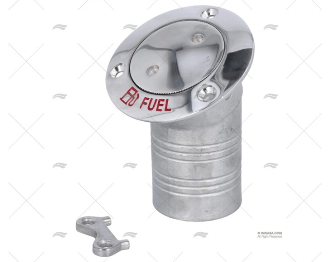 TAPPO A SCOMPARSA PER CARBURANTE 30º 51mm INOX 316 MARINE TOWN
