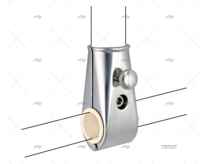 SUPPORTO TUBO ASTA 22/25 INOX 316 MARINE TOWN