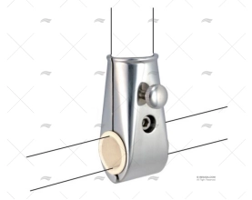 SUPORTE TUBO HASTE 22/25 AÇO INOX 316 MARINE TOWN