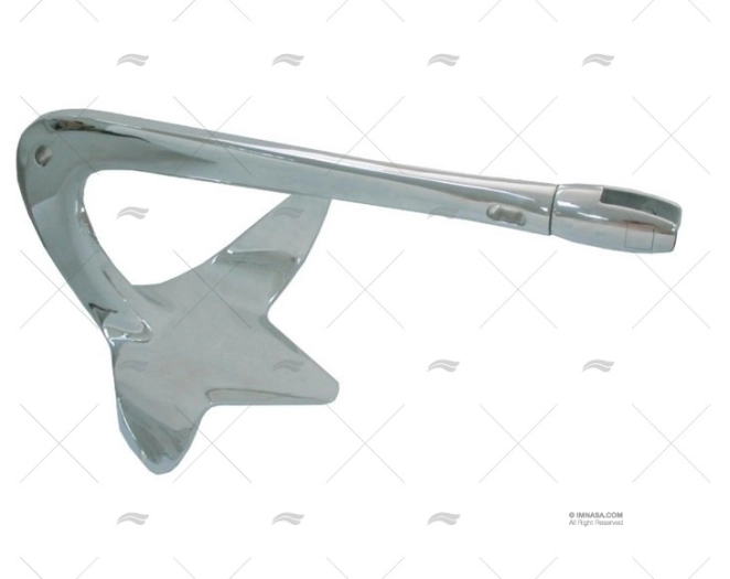 ÂNCORA MANTA 10kg INOX 316 MARINE TOWN