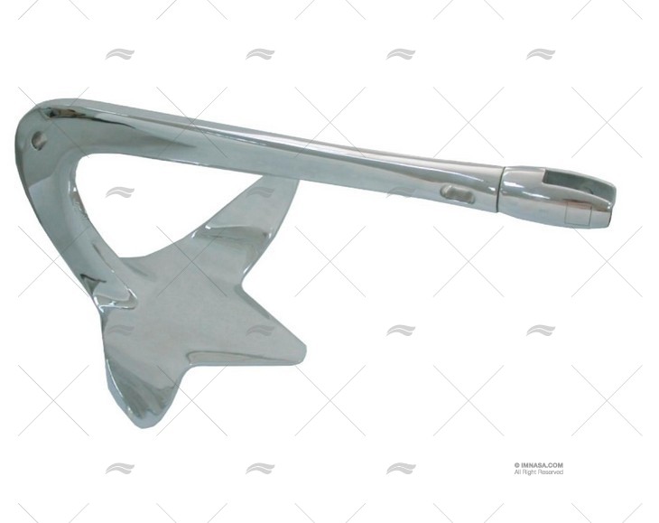 ÂNCORA MANTA 10kg INOX 316 MARINE TOWN