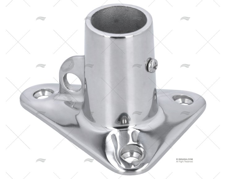 SUPORTE MONTANTE INOX 90º PARAFUSO
