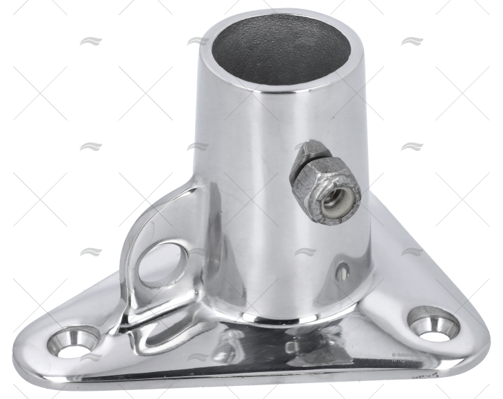 SUPPORTO CANDELIERE INOX 90º