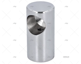 SUPORTE CORRIMÃO 22mm FINAL LATÃO CROMADO