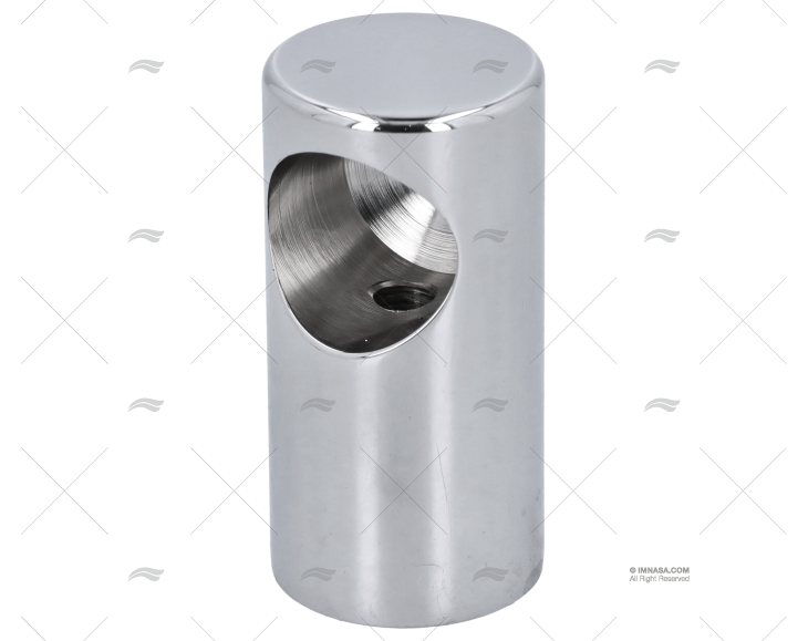 SUPORTE CORRIMÃO 22mm FINAL LATÃO CROMADO