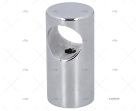 SUPORTE CORRIMÃO 22mm INTERNO LATÃO CROMADO