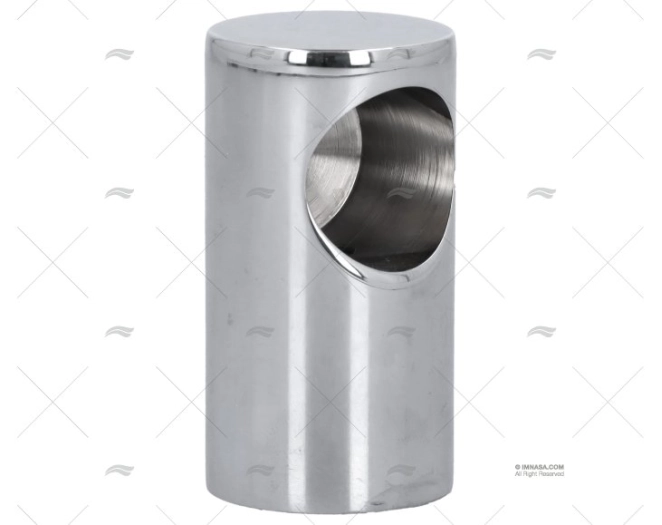 SUPPORTO CORRIMANO 25mm FINALE OTTONE CROMATO