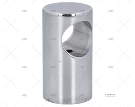 SUPORTE CORRIMÃO 25mm INTERNO LATÃO CROMADO