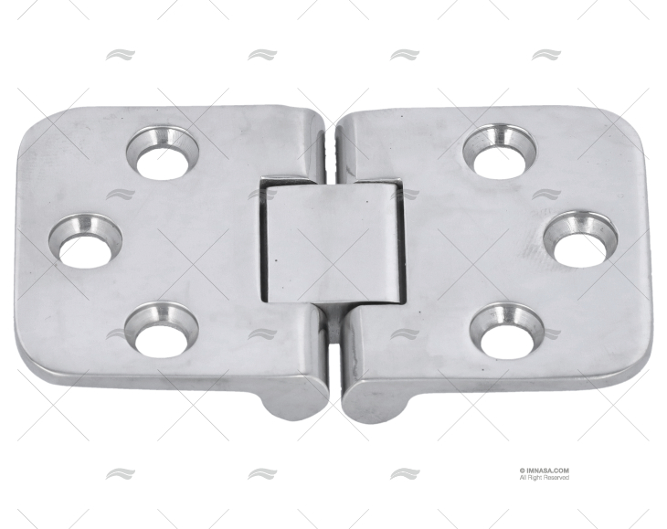 FLUSH HINGE DOWN 42 X 70,5mm INOX 316 MARINE TOWN