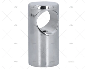 SUPPORTO CORRIMANO 30mm INTERNO OTTONE CROMATO