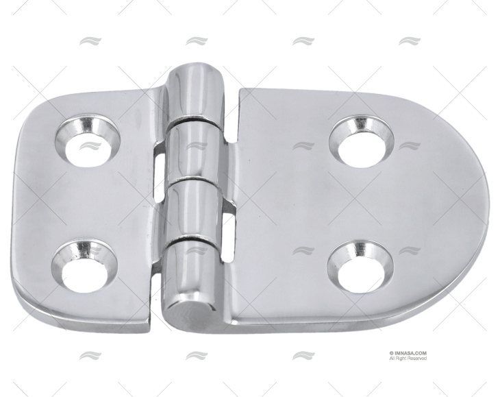 ROUND SIDE HINGE UP 38 X 60mm INOX 316 MARINE TOWN