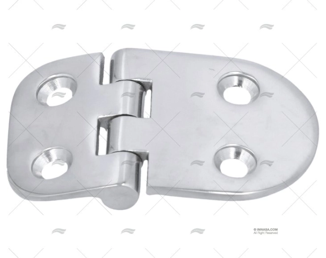 ROUND SIDE HINGE DOWN 38 X 60mm INOX 316 MARINE TOWN