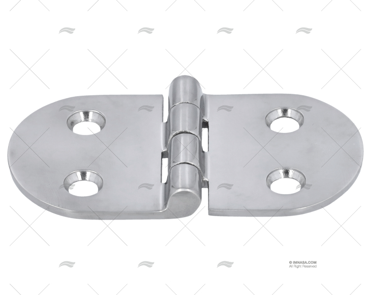 ROUND SIDE HINGE UP 38.5 X 75mm INOX 316 MARINE TOWN