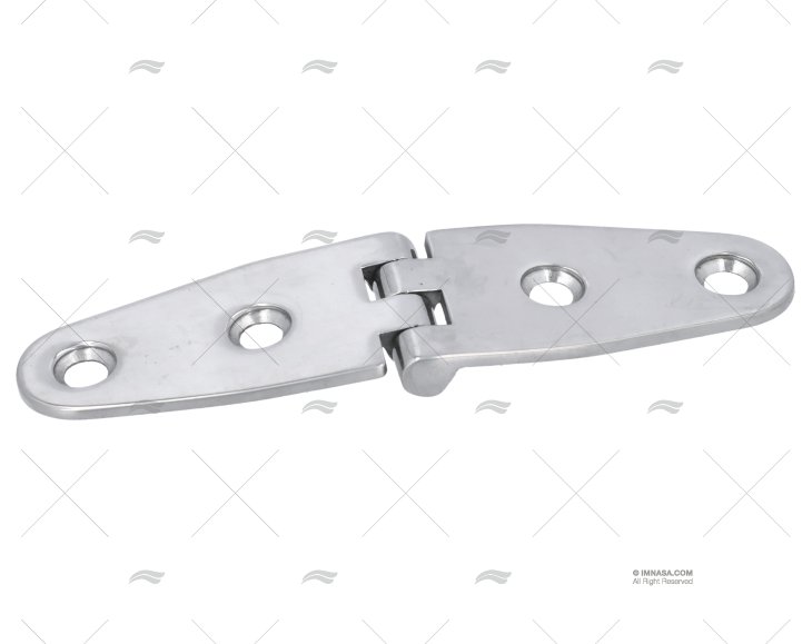 STRAP HINGE DOWN 26.5 X 100.8mm INOX 316 MARINE TOWN