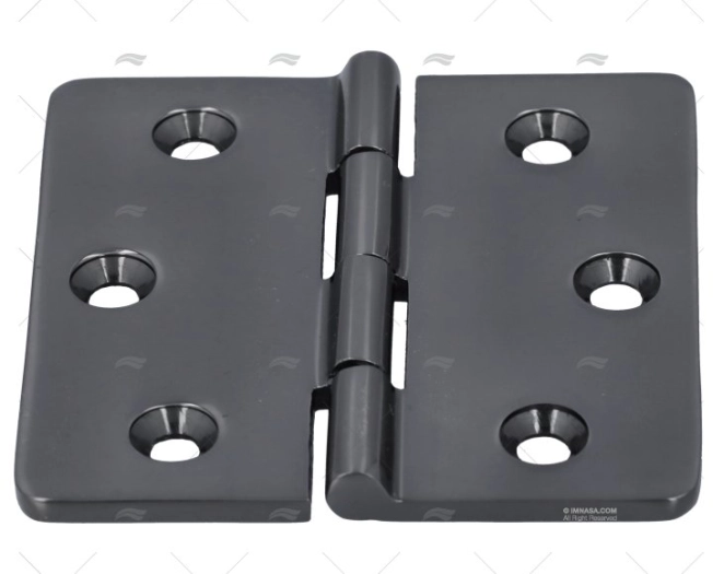 DOBRADIÇA PRETA UP 77 X 76.2mm INOX 316 MARINE TOWN